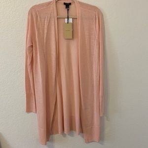 Light pink, long cardigan